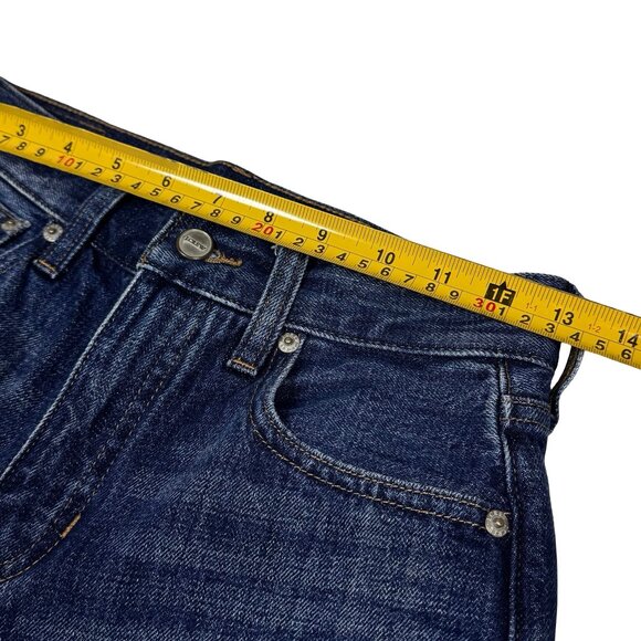 J. Crew Wide Leg Jeans Sz 24 5 Pockets Dark Wash Relaxed Fit Denim - Picture 10 of 14